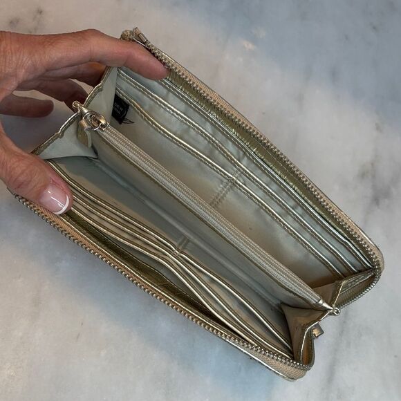 Coach Wallet Poppy Dream Multi-Color Scribble Logo Clutch Wallet - Picture 14 of 16